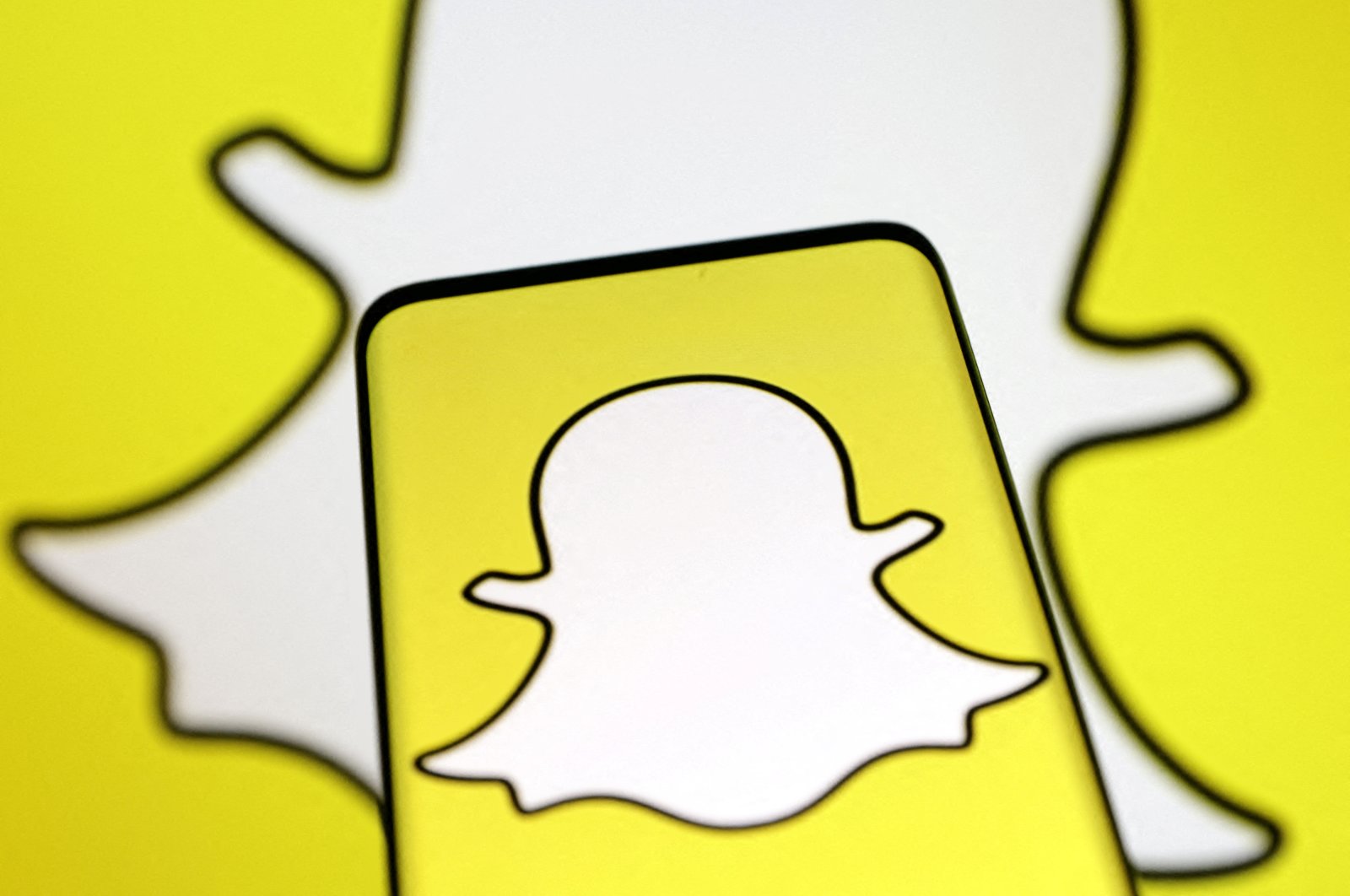 Snapchat logo is seen in this illustration taken July 28, 2022. (Reuters Photo)